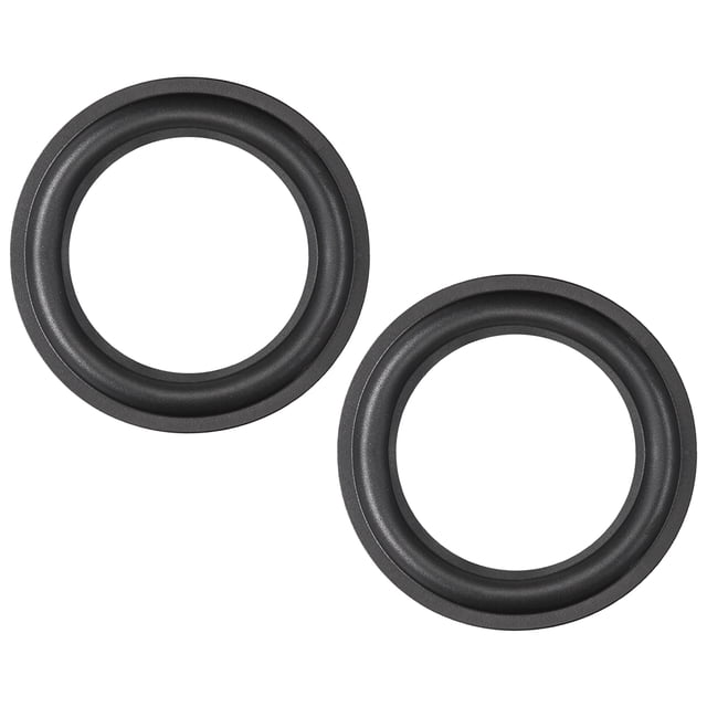 Unique Bargains 2.5' 2.5 inch Speaker Rubber Edge Surround Rings Replacement Parts for Speaker Repair or DIY 2 pcs