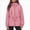 Red, variant on WXFAZCVU Women's Zip Up Hooded Rain Jacket Outdoor Going Out Raincoat Windbreaker with Pockets Size L