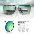 thumbnail image 2 of TOREGE Sports Polarized Sunglasses for Men Women Flexible Frame Cycling Running Driving Fishing Trekking Glasses TR24, 2 of 6