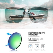 TOREGE Sports Polarized Sunglasses for Men Women Flexible Frame Cycling Running Driving Fishing Trekking Glasses TR24