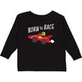 thumbnail image 3 of Inktastic Born to Race- Red Race Car Boys or Girls Long Sleeve Toddler T-Shirt, 3 of 5