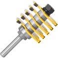 thumbnail image 5 of ShenMo 8mm Shank Professional Finger Joint Router Bit -5 Adjustable Blades 3 Flute for Wood Cutter With 46mm Cutting Diameter for Woodworking Tools, 5 of 5