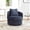 Navy, variant on Navy Modern Round 360 ° Swivel Barrel Accent Chair with Pillow,Chenille Upholstered Comfy Barrel Armchair Single Club Sofa Chair,for Living Room,Bedroom,Reading Room,Balcony,Lounge