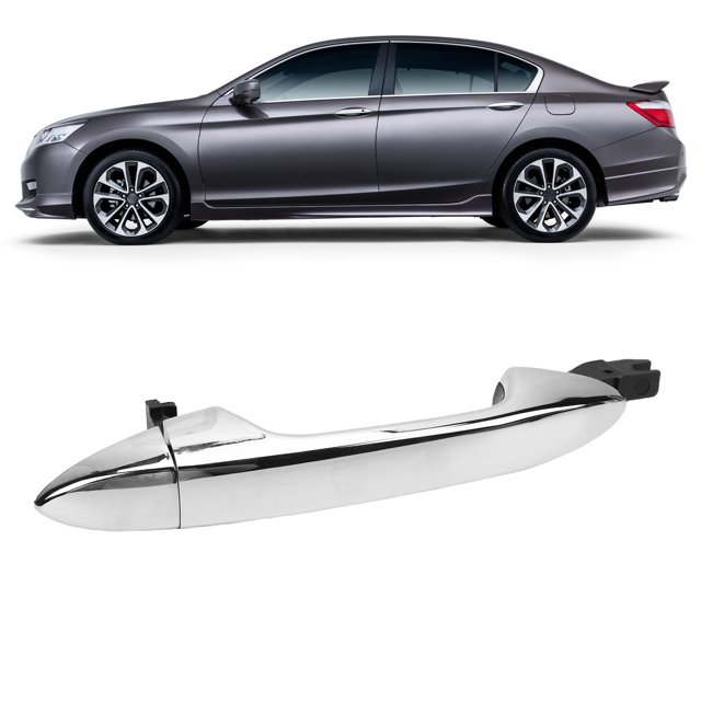 Chrome Exterior Door Handle 72141T2AF71, Stable and Durable, Unique Design, Easy Replacement, Direct for, Premium ABS Material, Exquisite Workmanship