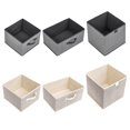 thumbnail image 2 of Cubo de almacenamiento de ropa Yuarrent multifuncional gris 28*28*20 cm 16 L, 2 of 6