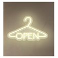thumbnail image 1 of Letrero De Neón Abierto Para Tienda Ropa, Escaparate O Entrada 45cm, 1 of 3