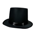 thumbnail image 2 of Top Hat Formal Halloween para fiestas temáticas de clubes nocturnosas de actuación en el escenario de vacaciones Negro, 2 of 8