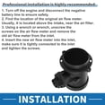 thumbnail image 7 of Unique Bargains MAF Sensor Assembly No.A00009408048 MAF Mass Air Flow Sensor for Mercedes-Benz W202 C140 W140 R129, 7 of 7