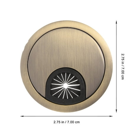 

2pcs Desk Grommet Desk Cord Grommet 60mm Cable Organizer Office Door Hole Cover