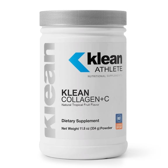 Klean ATHLETE Klean Collagen C | Supports Musculoskeletal Health to Help Optimize Performance and Mobility | 11.8 Ounces | Natural Tropical Fruit Flavor