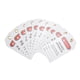 thumbnail image 1 of Etiqueta De Bloqueo Y Etiquetado, Señal De Loto Multiusos De Plástico PVC Para Equipos, 1 of 7