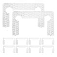 thumbnail image 1 of 40pcs Gasket Replacement Kit For Hinges Rubber Pads For Glass Door Shower Door Hinge Part, 1 of 3