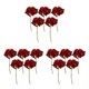 thumbnail image 1 of Ramo artificial Wosthever hecho a mano no tóxico 5 piezas para ocasiones especiales aspecto realista Rojo, 1 of 6