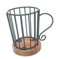 thumbnail image 1 of Coffee Filter Holder Coffee Bar Accessories Coffee Filter Dispenser Shelf Basket A black, 1 of 8