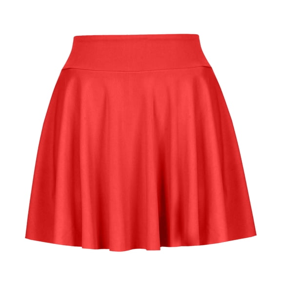 Costeam Womens Solid Flared A Line 2 In 1 Skort Dual Hidden Inner Pockets Wide Elastic High Waist Quick Dry Breathable Athletic Tennis Golf Casual Mini Skirt Shorts