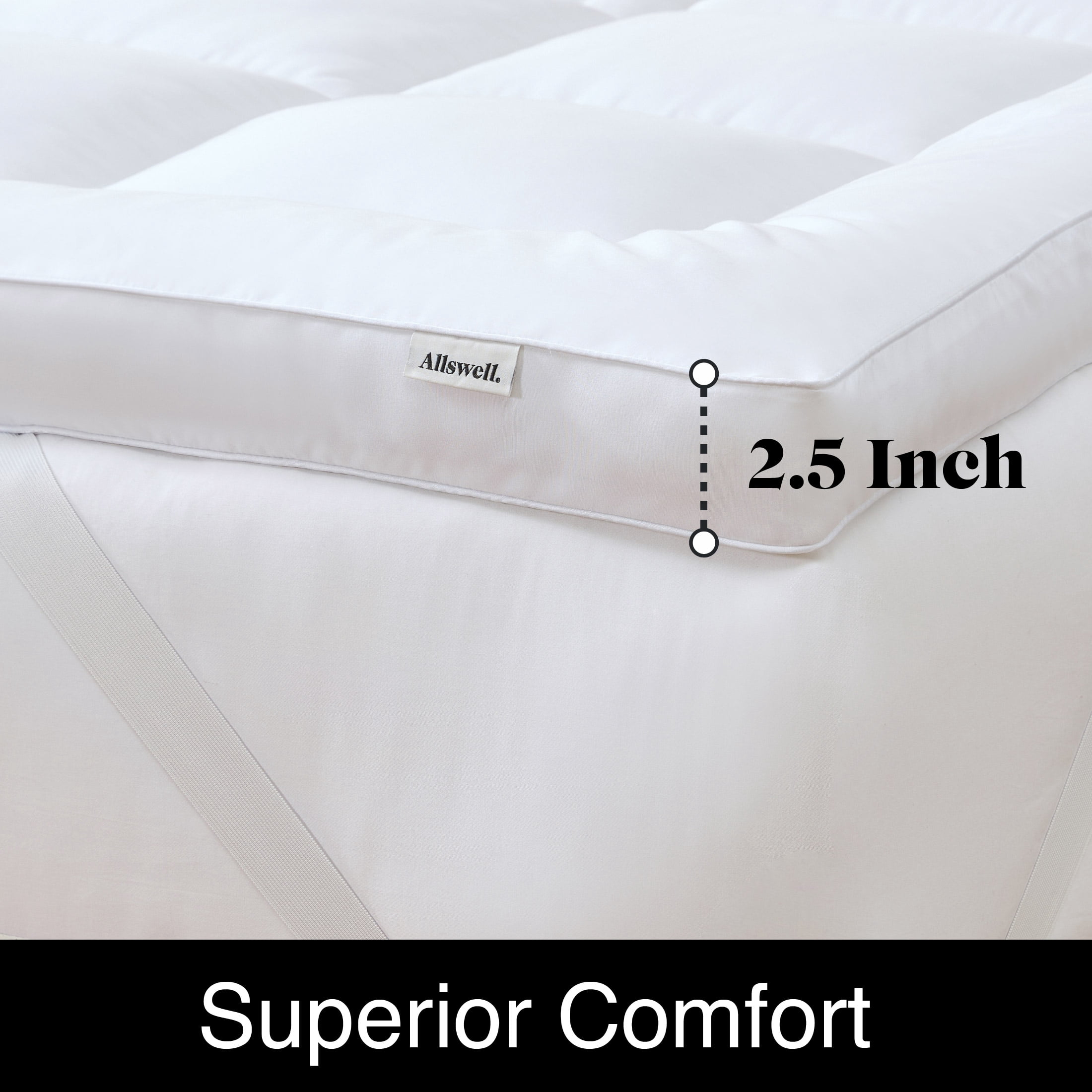 Allswell Down Alternative Mattress Topper