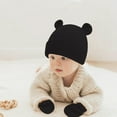 thumbnail image 6 of Newborn Hats Mittens Set Toddler Girls Boys Cotton Nursery Hospital Beanie No Scratch Gloves Unisex Baby Infant Caps, 6 of 13