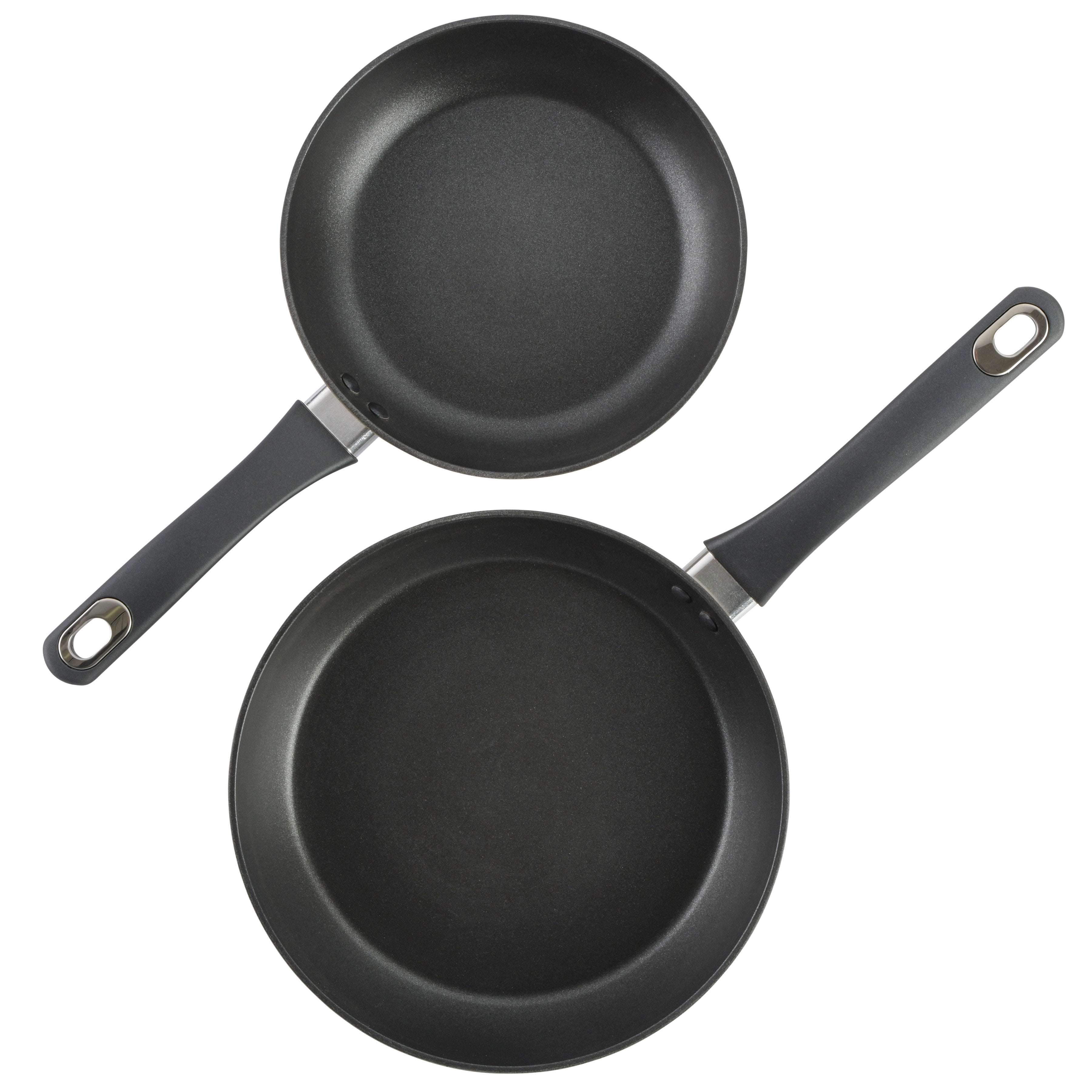 Martha Stewart Bosworth 10 Piece Hard Anodized Nonstick Aluminum Cookware Set - Black