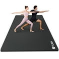 thumbnail image 1 of Tapete de Yoga Grande de 10 Mm de Grosor, Tapetes de Ejercicio de 78 "x 51" para Entrenamiento en el Gimnasio en Casa, Negro, 1 of 7
