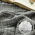 thumbnail image 6 of Muslin Throw Blanket 100% Cotton Blankets for Couch Breathable Gauze All Season Soft and Lightweight Pre-Washed (Grey, 50"x70"), 6 of 15