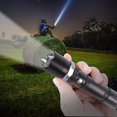 thumbnail image 1 of Linterna LED con zoom Gnobogi para camping, de emergencia, de alta luminosidad y 3 modos, con pinchos, resistente al agua, ideal para camping, mesa, iluminación exterior y senderismo., 1 of 8