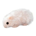 thumbnail image 2 of Modelo De Hámster De Silicona, Lindo Juguete De Mu?eca Animal Para Ni?os, Juguete De Fiesta, Regalo De Cumplea?os Blanco, 2 of 8