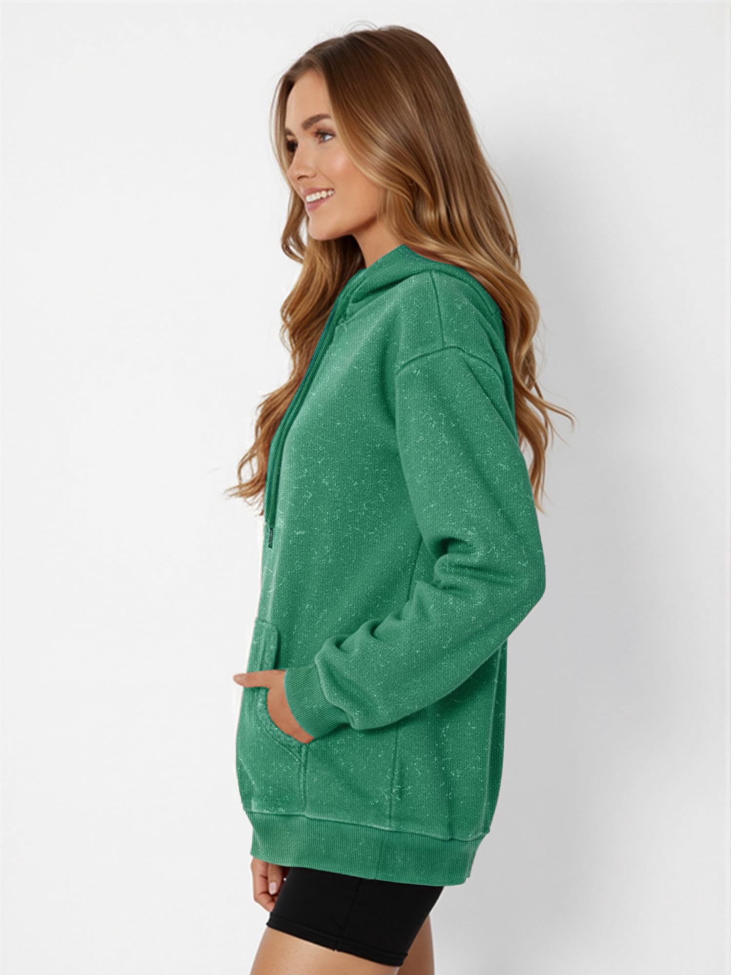 Rosvigor Vintage Hoodies for Women Acid Wash Hoodies Women Oversized Pullover Tops Streetwear Sweatshirts with hooded