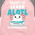 thumbnail image 3 of Instant Message - Learn Alotl In Kindergarten - Toddler & Youth Girls Raglan Graphic T-Shirt, 3 of 6