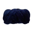 thumbnail image 3 of GUOOL Arm Knit Yarn for Quick Finger Weave Hand Knitting, 2.2lbs Velvet Washable Bulky Navy Blue, 3 of 9