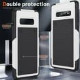 thumbnail image 6 of Armor Shockproof Case for Samsung Galaxy S10, [Military Grade Anti-Drop] Rugged Hybrid Hard PC+Soft Silicone Heavy-Duty Tough Durable Slim Lightweight Protective Bumper Phone Case, White, 6 of 8