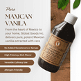 thumbnail image 2 of Pure Clear Mexican Vanilla Extract Gluten Free, Coumarin Free Vanilla for Baking 8.12 fl oz bottle, 2 of 9