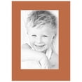 thumbnail image 2 of ArtToFrames 11x15" Red Orange Custom Mat for Picture Frame with Opening for 7x11" Photos. Mat Only, Frame Not Included (MAT-106), 2 of 5