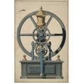 thumbnail image 2 of Giro 17x24 Black Ornate Framed Double Matted Museum Art Print Titled: Study of a Machine (1850), 2 of 5