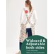 thumbnail image 3 of Delantales Grandes De Talla Grande Para Mujer Con Bolsillos De Algodón Y Lino Para Hornear Cocina, Flores Rosas, 3 of 5