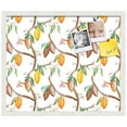thumbnail image 2 of PinPix 24x20 Custom Cork Bulletin Board Fruit on Vine White Poster Board Has a Fabric Style Canvas Finish, Framed in Fruit on Vine White, by ArtToFrames (PinPix-1895), 2 of 5