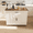 White 46inch, variant on Wohh 74.8 Inch Mobile Kitchen Island with Extendable Dining Table & Power Outlet, Rolling Storage Cart with 3 Drawers & 2 Cabinets,Kitchen Cart on Wheels for Small Spaces, Food Prep Station