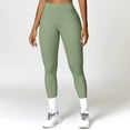 thumbnail image 2 of Mallas deportivas ajustadas sin costuras para mujer, pantalones de Yoga de cintura alta, mallas para entrenamiento en gimnasio, accesorios de realce para gimnasio, 2 of 5