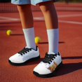 thumbnail image 7 of Chririnla Highland Cattle Shoes for Kids Size 10.5 School Sneakers Mesh Slip on Walking Shoes Anti Slip Lace up Athletic Running Shoe with Snowflake Print, 7 of 7