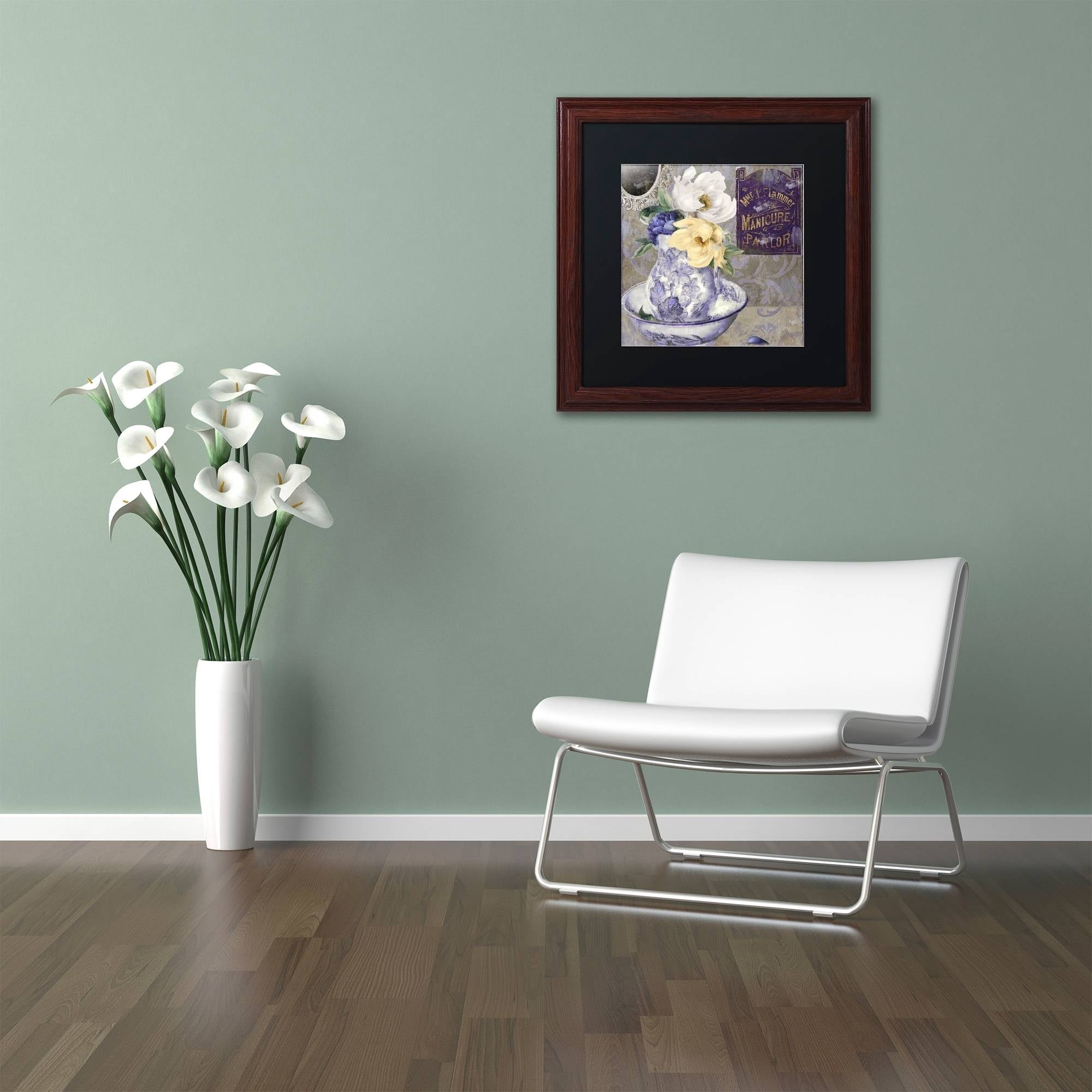 Trademark Fine Art "Tableaux II" Canvas Art by Color Bakery Black Matte, Wood Frame