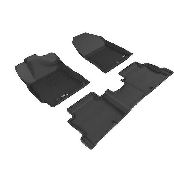 Front and Rear Floor Mat Set - Compatible with 2017 - 2020 Hyundai Elantra 2018 2019
