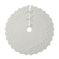 thumbnail image 4 of Falda de árbol de Navidad tejida de 36 pulgadas, adorno para interiores de granja. Blanco, 4 of 9