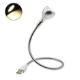 thumbnail image 2 of QualitChoice USB Reading Lamp Flexible Hose Clip Light Eye Protection Silver, 2 of 6
