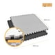 thumbnail image 3 of Kit 10pz Tatami Piso de Hule Profesional Para Gimnasio Artes Marciales Marthing 1m2 c/u, Protector de Piso Maquinas de Ejercicio Facil de Colocar y Limpiar Antidezlizante Bicolor Gris / Negro, 3 of 10