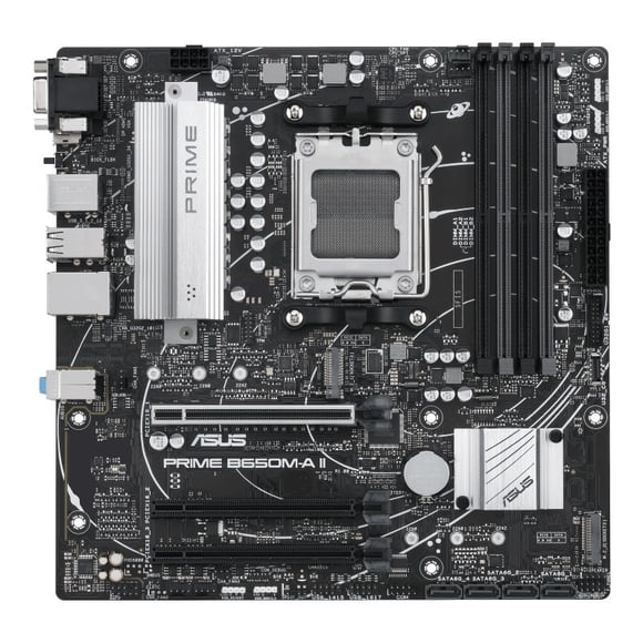 Tarjeta Madre ASUS PRIME B650M-A II-CSM, Micro-ATX, Socket AM5, AMD B650, 128GB DDR5, HDMI/DP para AMD.
