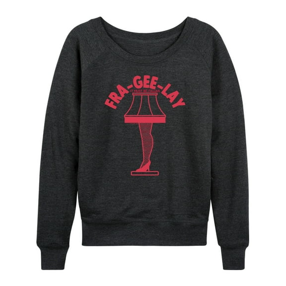 A Christmas Story - Leg Lamp Fragile Must Be Italian - Women's Lightweight French Terry Pullover