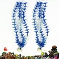 thumbnail image 4 of Walbest Artificial Fish Tank Plants, 12" Plastic Aquariums Plants Decorations (Purple), 4 of 7