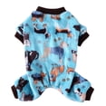 thumbnail image 5 of Gostoto Pet Dog Clothes Animal Print Fleece Jumpsuit for Small Medium Dog, 5 of 5