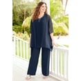 thumbnail image 5 of Catherines Women's Plus Size Petite Ritzy Cardigan & Tank Set, 5 of 5
