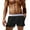 Black, variant on mens board shorts Men's Unlined Transparent Shorts Fashion Casual Pants Sports Beach Swimming Pants Fiber Blended shorts for men Black + L