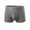 Dark Gray, variant on Posijego L-5XL Men's Underwear Cotton Breathable Boxer Briefs No Fly Mens Wide Waistband Underpants Big and Tall